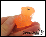 Cute Capybara Animal Mochi Squishy Animals - Kawaii -  Cute Individually Wrapped Toys - Sensory, Stress, Fidget Party Favor Toy