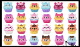 NEW - Cupcake Animal Food Mochi Squishy - Kawaii -  Cute Individually Wrapped Toys - Sensory, Stress, Fidget Party Favor Toy