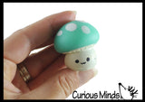 Cute Mushroom Mochi Squishy - Kawaii -  Cute Individually Wrapped Toys - Sensory, Stress, Fidget Party Favor Toy
