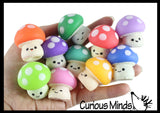 Cute Mushroom Mochi Squishy - Kawaii -  Cute Individually Wrapped Toys - Sensory, Stress, Fidget Party Favor Toy