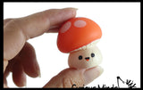 Cute Mushroom Mochi Squishy - Kawaii -  Cute Individually Wrapped Toys - Sensory, Stress, Fidget Party Favor Toy