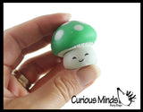 Cute Mushroom Mochi Squishy - Kawaii -  Cute Individually Wrapped Toys - Sensory, Stress, Fidget Party Favor Toy