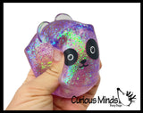 Sugar Animal Cube Ball - Thick Glue/Gel Syrup Molasses Stretch Ball - Ultra Squishy and Moldable Slow Rise Relaxing Sensory Fidget Stress Toy Square