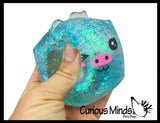Sugar Animal Cube Ball - Thick Glue/Gel Syrup Molasses Stretch Ball - Ultra Squishy and Moldable Slow Rise Relaxing Sensory Fidget Stress Toy Square