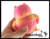 Sand Filled Stretchy Muscular Capybara Animals - Funny Muscle Man Sensory Fidget Toy Bodybuilder