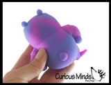 Sand Filled Stretchy Muscular Capybara Animals - Funny Muscle Man Sensory Fidget Toy Bodybuilder