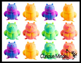 Sand Filled Stretchy Muscular Capybara Animals - Funny Muscle Man Sensory Fidget Toy Bodybuilder
