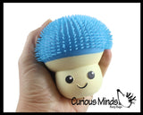 NEW - Puffer Mushroom Ball -  Fungus Indoor Soft Hairy Air-Filled Sensory Ball