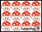Mushroom Purse Crossover Bag Zipper Cute Soft Zipper