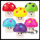 Adorable Soft Mushroom Toppers - Cute School Supply Gift - Desk Pet - Collectible Figurine