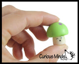 Adorable Soft Mushroom Toppers - Cute School Supply Gift - Desk Pet - Collectible Figurine