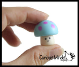 Adorable Soft Mushroom Toppers - Cute School Supply Gift - Desk Pet - Collectible Figurine