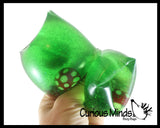 Jumbo Mushroom Water Filled Tube Snake Stress Toy - Squishy Slippery Wiggler Sensory Fidget Ball