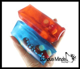 Jumbo Mushroom Water Filled Tube Snake Stress Toy - Squishy Slippery Wiggler Sensory Fidget Ball
