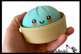 NEW - Mystery 3.5" Doh Dumpling Dim Sum - Ultra Squishy Relaxing Sensory Fidget Stress Toy