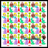 NEW - Cute Mystical Creatures Mini Figurines - Collectible Prizes and Rewards - Mermaid, Dragon, Unicorn, Alien, Bigfoot, Gnome