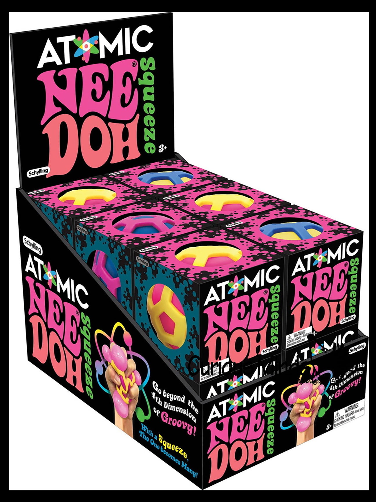 NeeDoh Atomic Color Changing Soft Doh Filled Stretch Ball