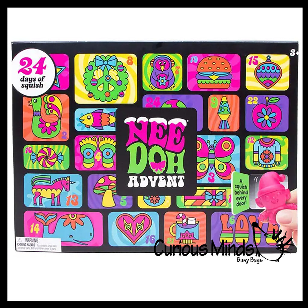NEW - NeeDoh Advent Calendar - 24 days of Squish - Christmas Gift Toy