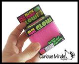 NeeDoh Glow Nice Cube Ice Sugar Ball - Glows in the Dark - Thick Glue/Gel Stretch Ball - Ultra Squishy and Moldable Slow Rise Relaxing Sensory Fidget Stress Toy Nee doh