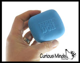 NeeDoh Glow Nice Cube Ice Sugar Ball - Glows in the Dark - Thick Glue/Gel Stretch Ball - Ultra Squishy and Moldable Slow Rise Relaxing Sensory Fidget Stress Toy Nee doh