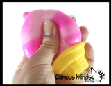 NeeDoh Nice Cream Ice Cream Cone - Ultra Squishy Relaxing Sensory Fidget Stress Toy Nee doh