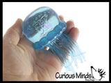 NeeDoh Jelly Squish Jellyfish Sugar Ball - Thick Glue/Gel Stretch Ball - Ultra Squishy and Moldable Slow Rise Relaxing Sensory Fidget Stress Toy Nee doh