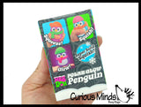 2026 NeeDoh Penguin Polar Glow Squish - Glow in Dark Sugar Ball -  Relaxing Sensory Fidget Stress Toy Nee doh