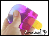 NeeDoh Popsicle Nice-sicle Sugar Ball - Thick Glue/Gel Stretch Ball - Ultra Squishy and Moldable Slow Rise Relaxing Sensory Fidget Stress Toy Nee doh