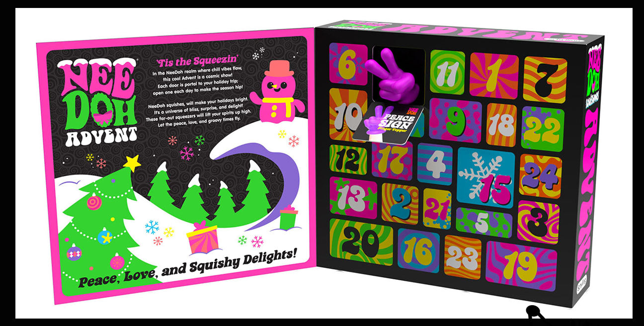 NEW NeeDoh Advent Calendar 24 days of Squish Christmas Gift Toy