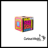 IN STOCK - NeeDoh CUBE Color Changing Soft Doh Filled Stretch Ball - Ultra Squishy and Moldable Relaxing Sensory Fidget Stress Toy Nee Doh