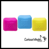 IN STOCK - NeeDoh CUBE Color Changing Soft Doh Filled Stretch Ball - Ultra Squishy and Moldable Relaxing Sensory Fidget Stress Toy Nee Doh
