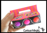 NeeDoh Donut Holes Teenie Tiny Nee-Doh 6 Pack Soft Doh Filled Stretch Ball - Ultra Squishy and Moldable Relaxing Sensory Fidget Stress Toy Nee Doh