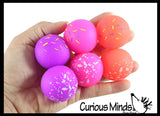 NeeDoh Donut Holes Teenie Tiny Nee-Doh 6 Pack Soft Doh Filled Stretch Ball - Ultra Squishy and Moldable Relaxing Sensory Fidget Stress Toy Nee Doh