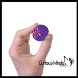 NeeDoh Donut Holes Teenie Tiny Nee-Doh 6 Pack Soft Doh Filled Stretch Ball - Ultra Squishy and Moldable Relaxing Sensory Fidget Stress Toy Nee Doh