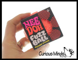NEW - NeeDoh Fuzzball FLOWER POWER Soft Doh Filled Stretch Ball - Ultra Squishy and Moldable Relaxing Sensory Fidget Stress Toy Nee Doh Fuzz