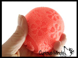 NEW - NeeDoh Fuzzball FLOWER POWER Soft Doh Filled Stretch Ball - Ultra Squishy and Moldable Relaxing Sensory Fidget Stress Toy Nee Doh Fuzz