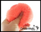 NEW - NeeDoh Fuzzball FLOWER POWER Soft Doh Filled Stretch Ball - Ultra Squishy and Moldable Relaxing Sensory Fidget Stress Toy Nee Doh Fuzz