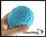 NEW - NeeDoh Fuzzball FLOWER POWER Soft Doh Filled Stretch Ball - Ultra Squishy and Moldable Relaxing Sensory Fidget Stress Toy Nee Doh Fuzz