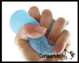 NeeDoh Gumdrop Sugar Ball - Thick Glue/Gel Stretch Ball - Ultra Squishy and Moldable Slow Rise Relaxing Sensory Fidget Stress Toy