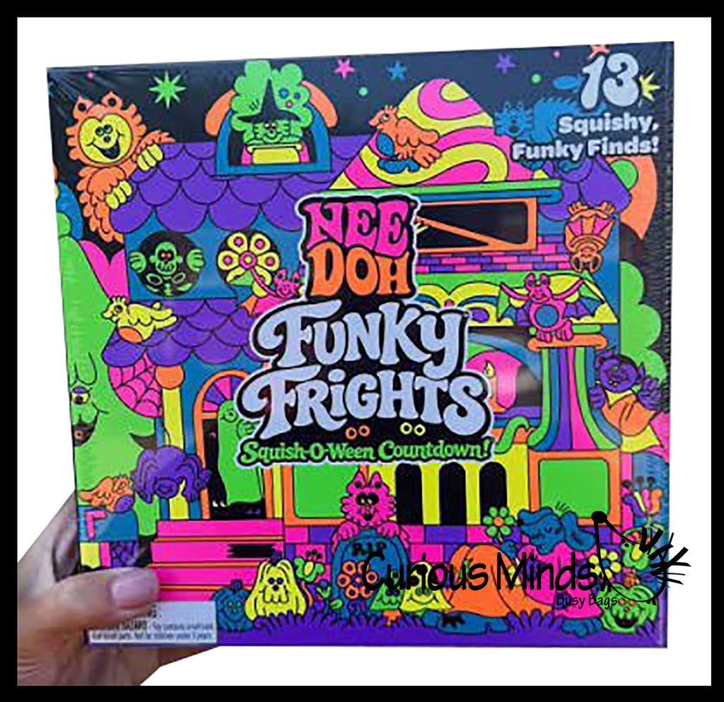 NeeDoh Funky Frights Squish-O-Ween Countdown Calendar - Schylling New Sealed Halloween Advent Calendar - 13 days of Squish -  Gift Toy 2026