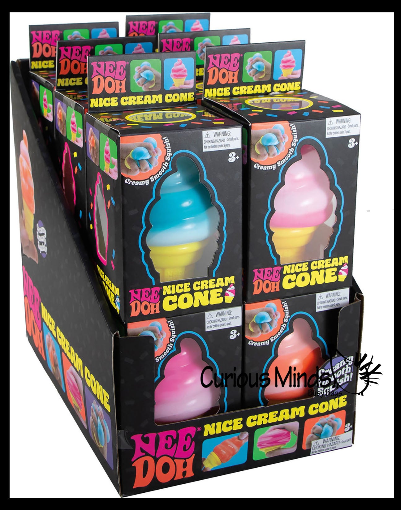 NeeDoh Nice Cream Ice Cream Cone Ultra Squishy Relaxing Sensory Fidg needoh-nice-cream-ice-cream-cone-ultra-squishy-relaxing-sensory-fidg