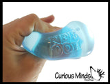 NeeDoh Nice Cube Ice Sugar Ball - Thick Glue/Gel Stretch Ball - Ultra Squishy and Moldable Slow Rise Relaxing Sensory Fidget Stress Toy Nee doh