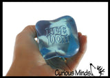 NeeDoh Nice Cube Ice Sugar Ball - Thick Glue/Gel Stretch Ball - Ultra Squishy and Moldable Slow Rise Relaxing Sensory Fidget Stress Toy Nee doh