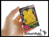 NeeDoh Jelly Hop Bunny Sugar Ball - Thick Glue/Gel Stretch Ball - Ultra Squishy and Moldable Slow Rise Relaxing Sensory Fidget Stress Toy Nee doh Easter