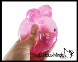 NeeDoh Jelly Hop Bunny Sugar Ball - Thick Glue/Gel Stretch Ball - Ultra Squishy and Moldable Slow Rise Relaxing Sensory Fidget Stress Toy Nee doh Easter