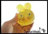 NeeDoh Jelly Hop Bunny Sugar Ball - Thick Glue/Gel Stretch Ball - Ultra Squishy and Moldable Slow Rise Relaxing Sensory Fidget Stress Toy Nee doh Easter