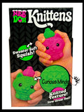 NeeDoh Knittens Winter Knit Cat Christmas Stress Balls - Relaxing Sensory Fidget Stress Toy Nee Doh