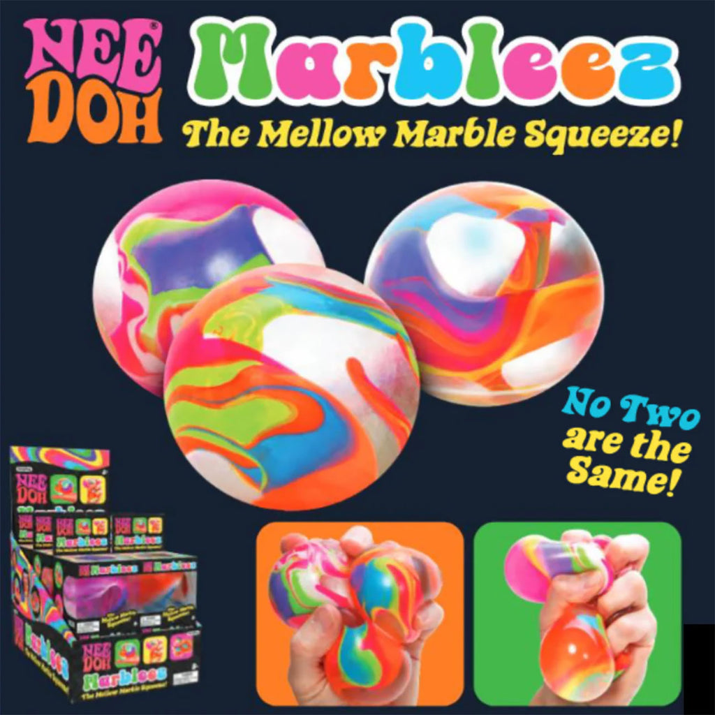 IN STOCK - Needoh Marbleez Squishy Ball - Marbles Marble
