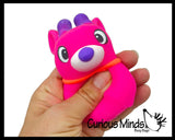 NeeDoh Squisher the Reindoh Reindeer Winter Christmas Stress Balls - Relaxing Sensory Fidget Stress Toy Nee Doh