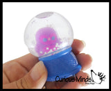 NEW - Nee Doh Snow Globe Stress Ball - Snowglobe With Santa Snowman Penguin